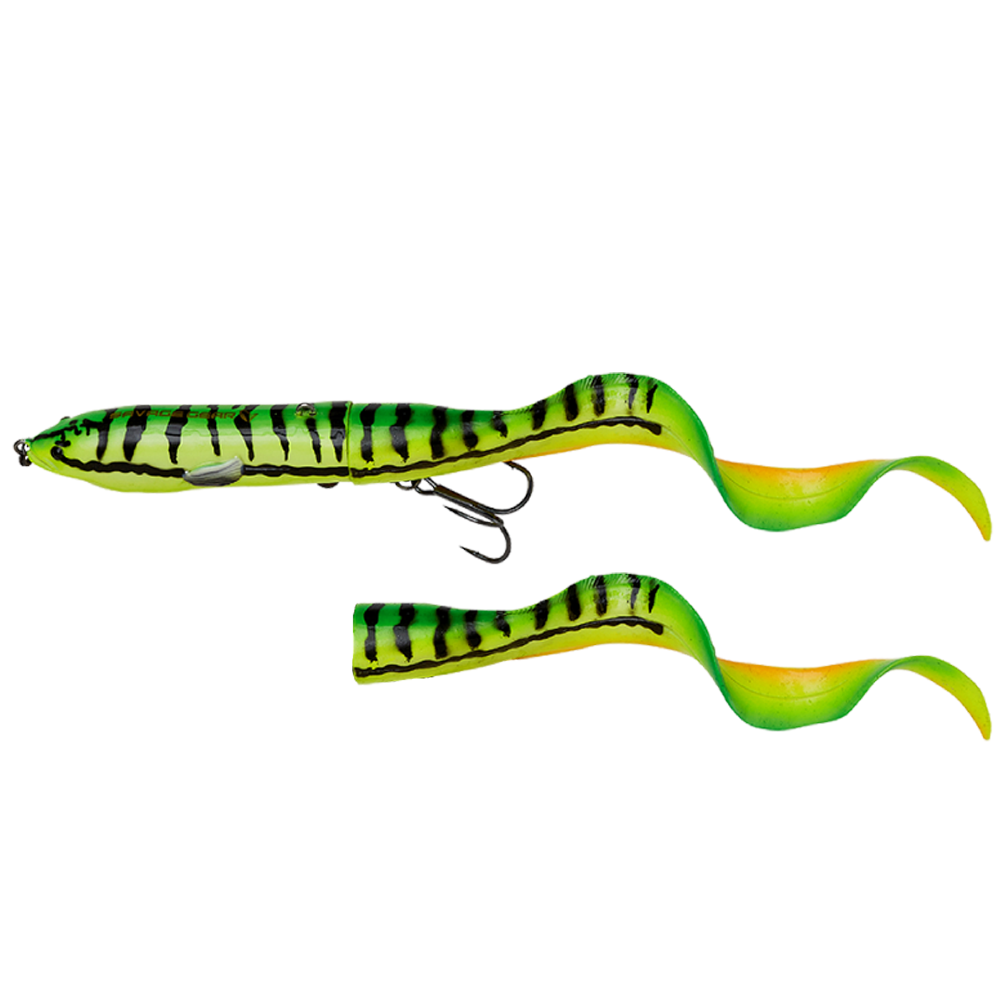 Māneklis Savage Gear 3D Hard Eel 2+1 Firetiger ( 17cm, 50g)