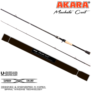 Makšķerkāts AKARA "MACHETE Cast" 802MH - 2.40m, tests 17-45g