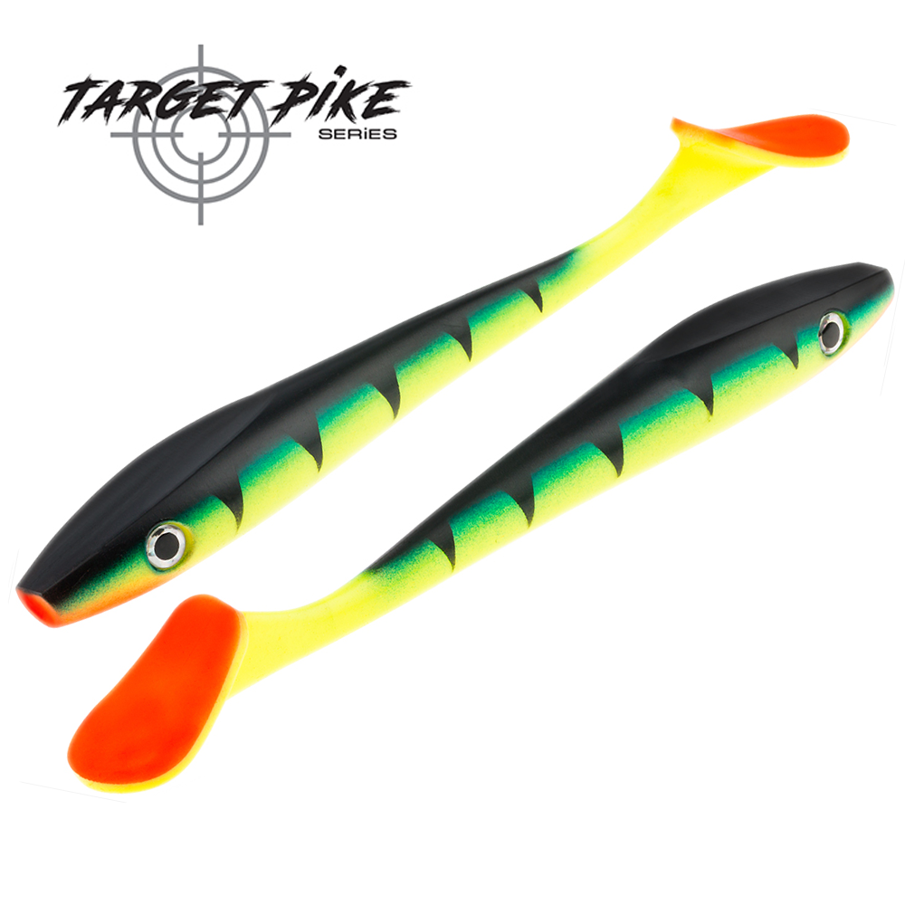 Silikona māneklis AKARA SOFTTAIL "Jobe Target Pike" 200mm (1gb)- 25