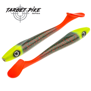 Silikona māneklis AKARA SOFTTAIL "Jobe Target Pike" 200mm (1gb)- 304