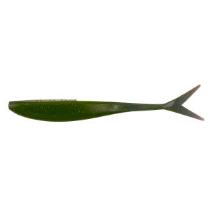 Silikona māneklis ZanderBaits VTail FAT 5.5'/15cm - Green LOX UV