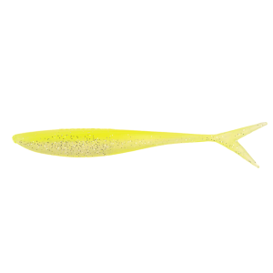 Silikona māneklis ZanderBaits VTail FAT 5.5'/15cm - Lemon Ice UV