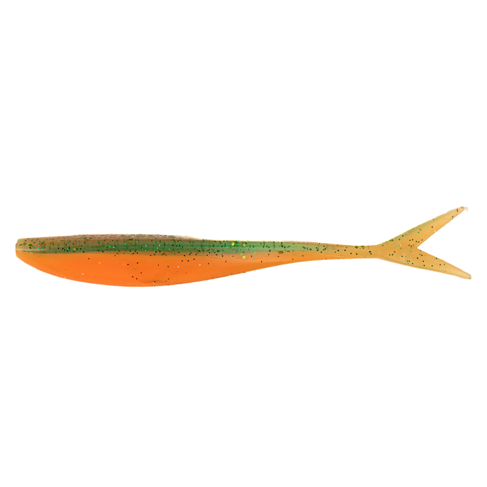 Silikona māneklis ZanderBaits VTail FAT 5.5'/15cm - Mad Carrot UV