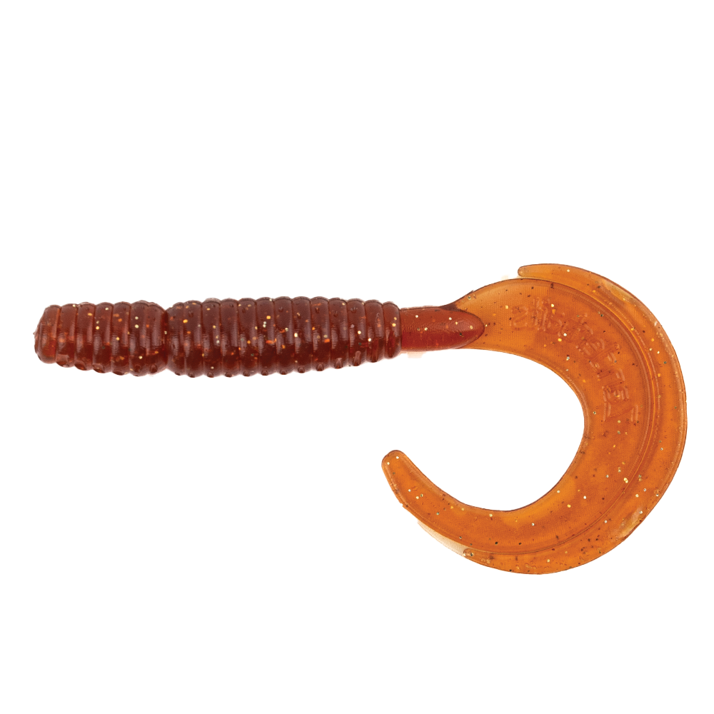 Silikona māneklis ZanderBaits Moon Tail 2.4'/1.8' Motor Oil UV