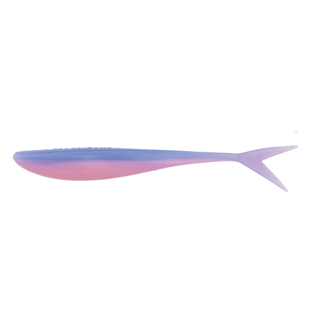 Silikona māneklis ZanderBaits VTail FAT 5.5'/15cm - Neon Reef UV