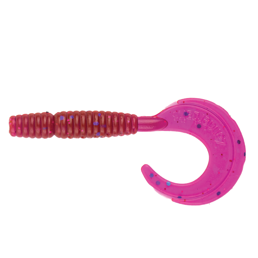 Silikona māneklis ZanderBaits Moon Tail 2.4'/1.8' Pink LOX UV