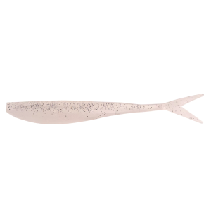 Silikona māneklis ZanderBaits VTail FAT 5.5'/15cm- White Pearl