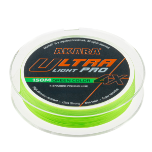 Pītā aukla Akara Ultra Light PRO X4 150m - 0.10mm