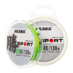 Pītā aukla Akara SPORT X4 130m - 0.04mm