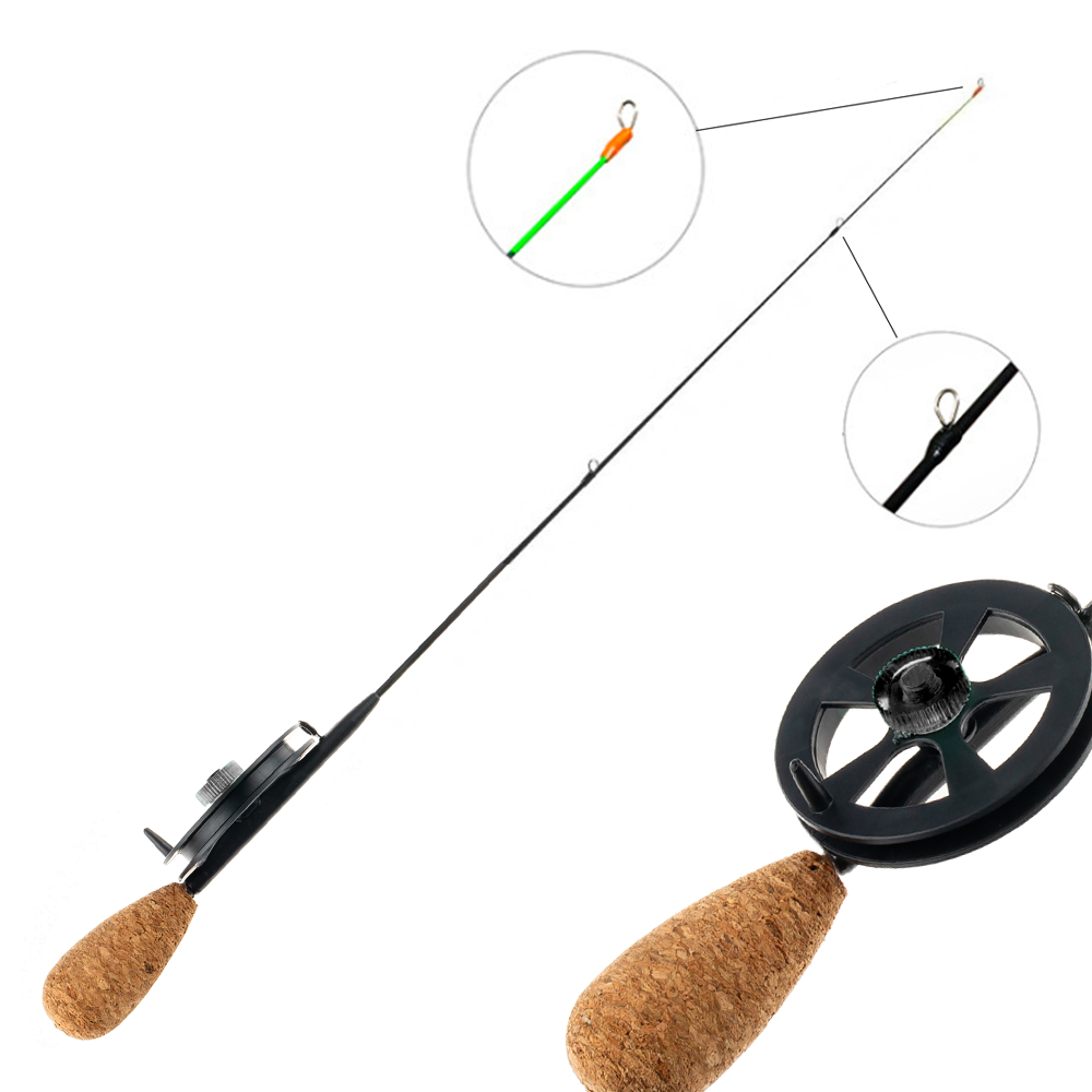 Ziemas makšķere AKARA Finezza Pro UL RBSP-CH ar korķa rokturi( Tests: 1.0-3.6gr)