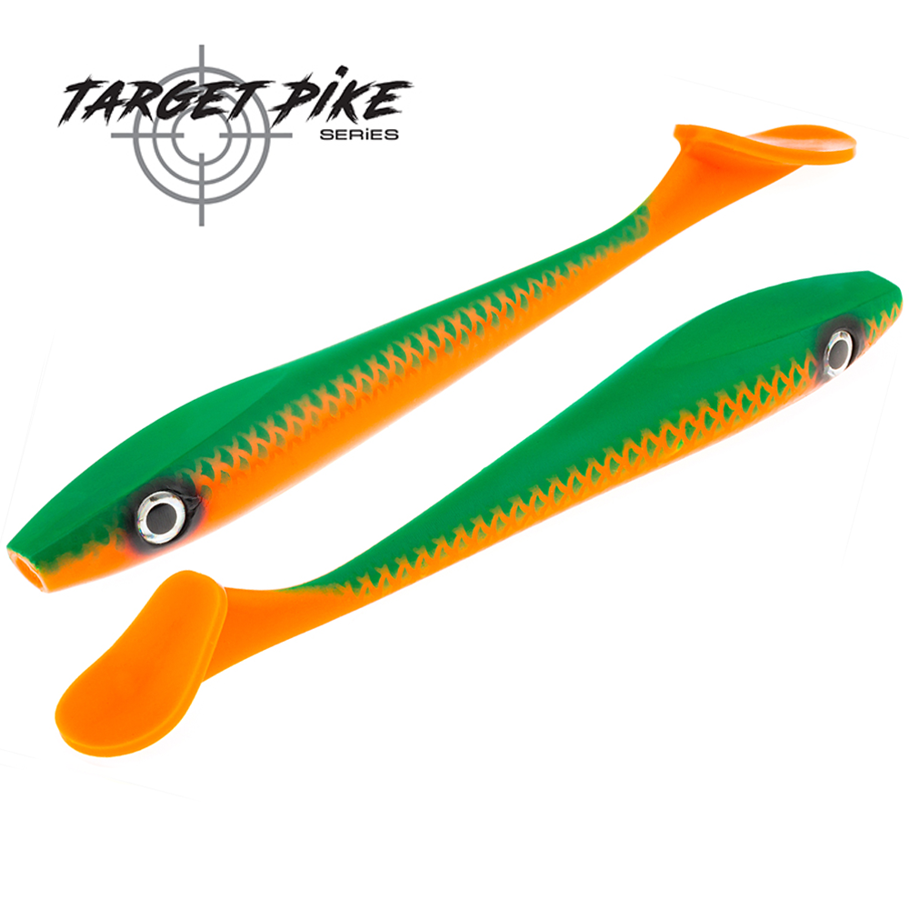 Silikona māneklis AKARA SOFTTAIL "Jobe Target Pike" 200mm (1gb)- 300