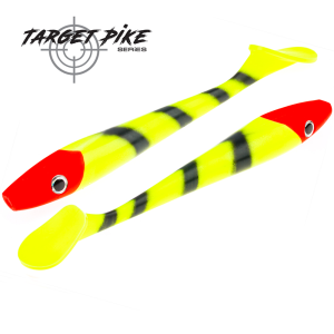 Silikona māneklis AKARA SOFTTAIL "Jobe Target Pike" 200mm (1gb)- 303
