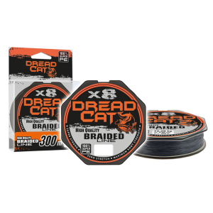 Pītā aukla Konger DREAD CAT X8 Black 300m, 0.30mm