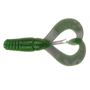 Silikona māneklis ZanderBaits Crazy Craw 1.8' Green LOX UV