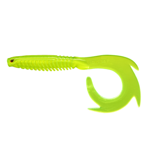 Silikona māneklis Bite On DRAGONFIRE 120mm #31 Lime Pearl