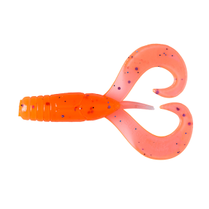 Silikona māneklis ZanderBaits Crazy Craw 1.8' Orange UV