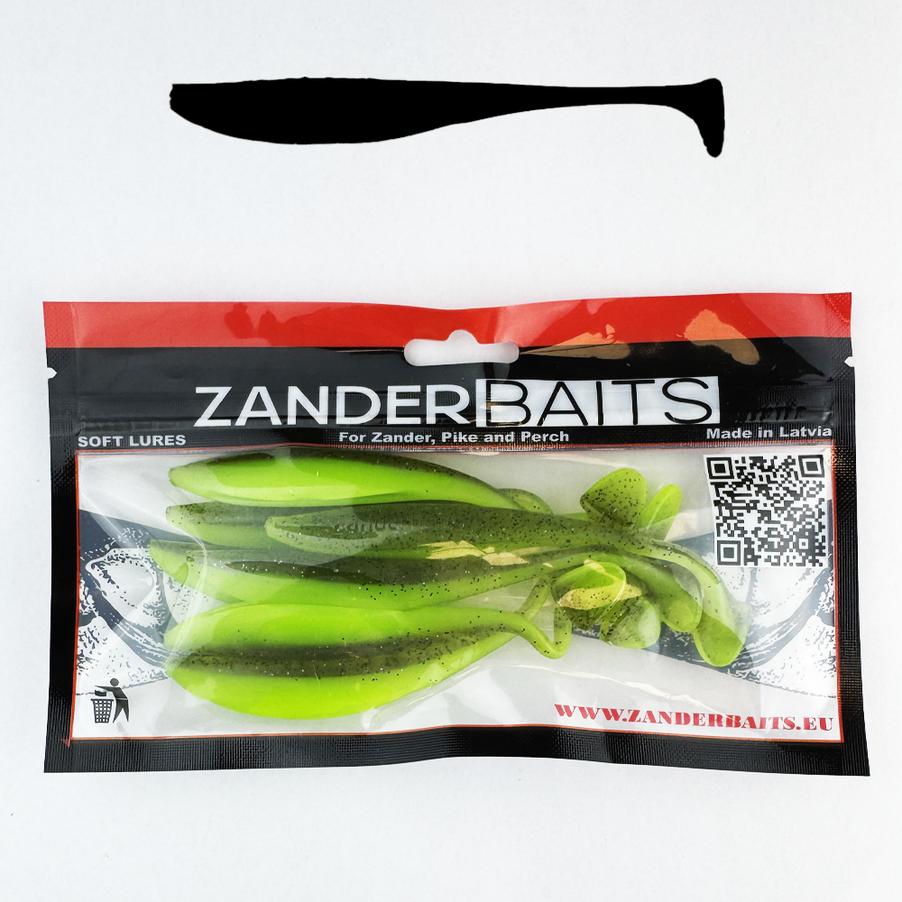 Silikona māneklis ZanderBaits Zander Shaker FAT Exclusive 4'/10cm #F14