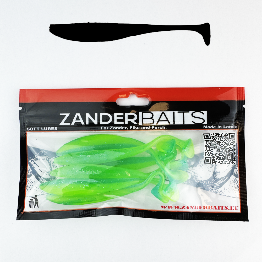 Silikona māneklis ZanderBaits Zander Shaker FAT Exclusive 4'/10cm #F6