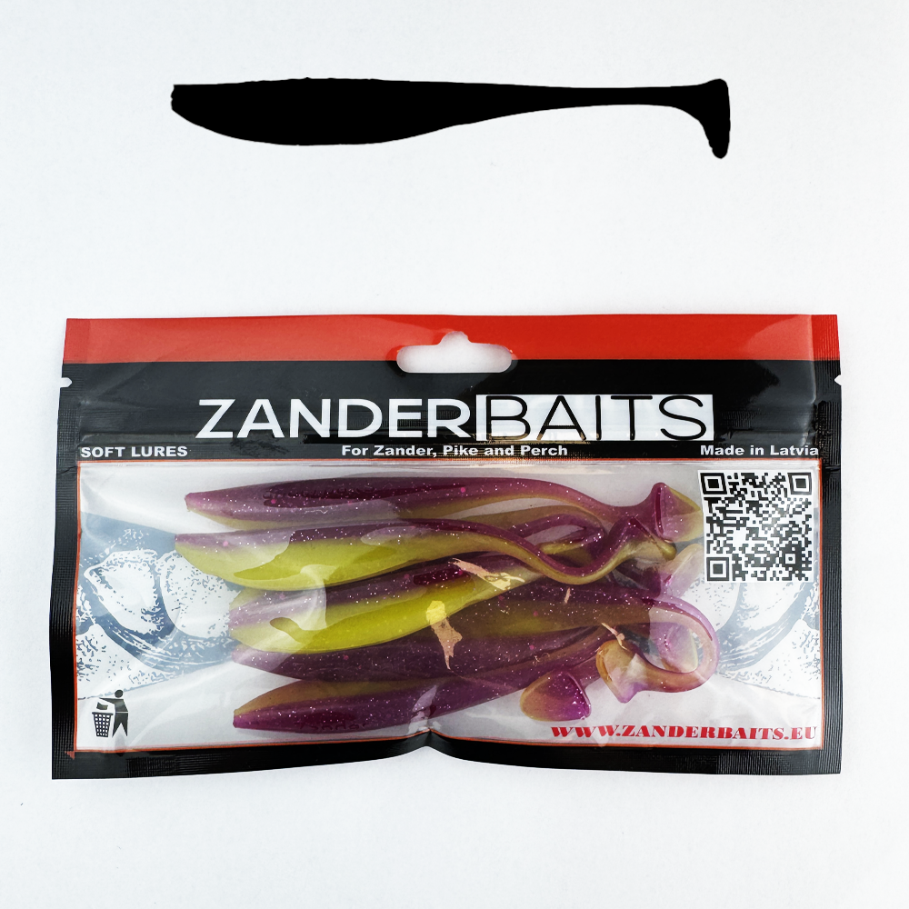 Silikona māneklis ZanderBaits Zander Shaker FAT Exclusive 4'/10cm #F8